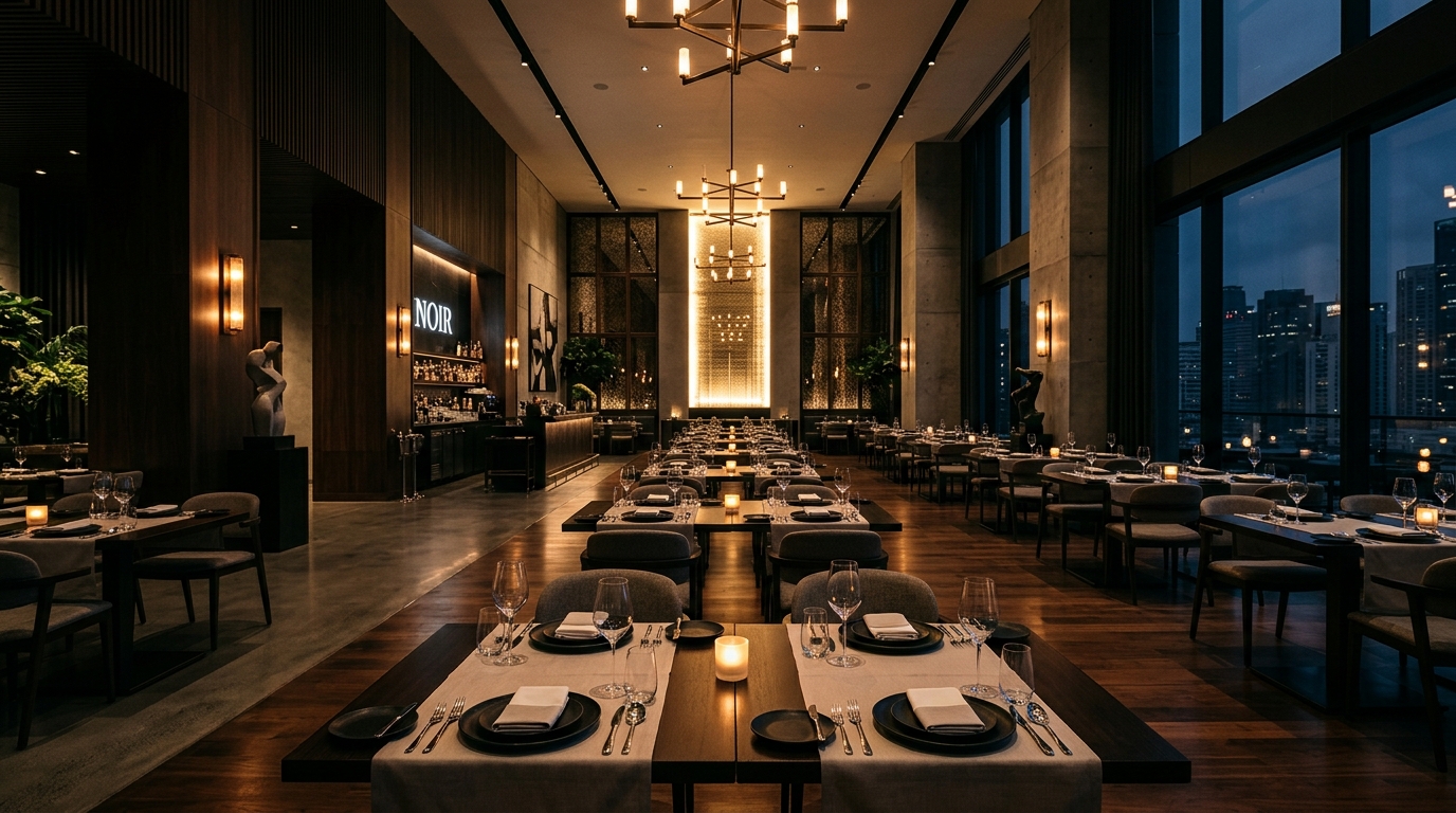 High-end restaurant design